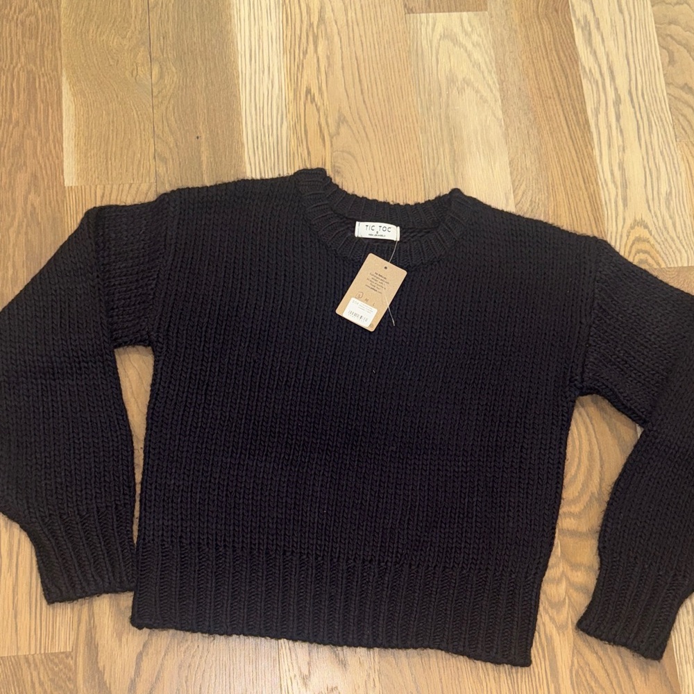 TIC TOC Kelly Ribbed Oversize Sweater NWT